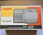 Fostex X-12 Multitracker Tape Recorder With Box Cord And Manual 