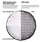 Qr-p90 Deep Parabolic Softbox 35in 90cm With Grid Bowens Mount Carrying Bag Q   