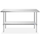 Commercial Stainless Steel Kitchen Food Prep Work Table - 60  X 24 