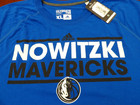 Adidas Nba Dallas Mavericks Dirk Nowitzki Climalite Jersey T-shirt Size Xl