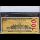Gold 2009  100 One Hundred Dollars Banknote Collectible With Bag   Certificate