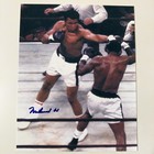 Muhammad Ali  Heavyweight Boxing Champ Action Hand Signed 2 Photo Lot