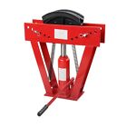 16 Ton Pipe Bender Manual Hydraulic Piping Bending Exhaust Tube Fabric W 8 Dies