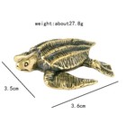 Brass Sea Turtle Animal Figurine Small Statue Table Office Home Decoration Gifts