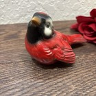 Vintage 1970 Goebel Red Cardinal Bird Porcelain West Germany
