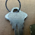 Schlage Everest Primus Cylinder With Key Vintage Brass Lock