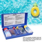 Swimming Pool Spa Water Chemical Test Kit For Chlorine And Ph Test 2 Way Test