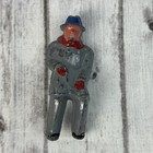 Vintage Lead Rare Barclay    sleigh W reindeer And Rider   