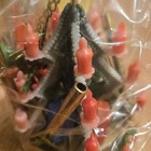 Vintage Christmas Decor Wind Chime Mid Century Circa 1974 Candle Light Tree Nib