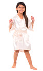 Kids Robe Satin Kimono Bathrobe Unisex Girls Boys Satin Kimono Kids Bath Robe