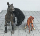 Breyer Reeves Spotted Grey Black Horse Stablemate Spotted Sorrel Horse Lot Of 2
