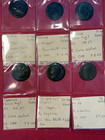   6   Ancient Roman Bronze As Coins Augustus  Tiberius  Agrippa    Nerva 6-96 Ad