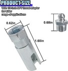 90 Degree Grease Coupler With 1 8 Inch Npt Threads - Right Angle Push-on Adapter