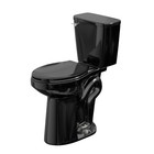 21  Tall Black Elongated Two Piece Toilets For Seniors Soft-close Seat 1 28gpf