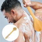 Long Handle Body Brush Back Scrubber Shower Bath Exfoliating Soft Bristle