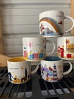 Starbucks You Are Here    Collection Coffee Mugs-pick The One You Want-25 Each-