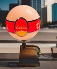Vintage Coors Beer Globe Lamp Digital Clock Sign Adolph Coors Golden Co Tested