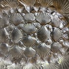 Vintage Arthur Court Shell Platter Tray Bowl Serving Coastal Aluminum    80 Silver
