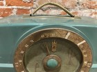 Vintage 1950s Zenith Am fm Tube Radio Model K725 Bakelite French Green Works