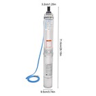 1hp Stainless Steel Water Well Pump Deep Well Submersible Pump 3420rpm 750w