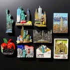 New York City Tourism Travel Souvenir Artwork 3d Resin Magnet Christmas Gift