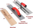 Goldblatt 2 Piece Stainless Steel Trowel Set   8 Piece Masonry Hand Tool Set New