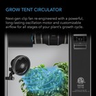 Ac Infinity Cloudray S6  Grow 6   Auto Oscillation  Black  Oscillation