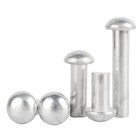 Solid Aluminium Round Head Rivets Din 660 Dome Pan Rivets M2 M2 5 M3 M4 M5 M6 M8