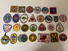 Bsa Boy Scout Lot Handkerchiefs  Certificates  Patches  Belts  Cap  Pins   More