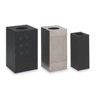 Rubbermaid Commercial Fgsc18epltbk 20 Gal Square Trash Can  Textured Black  18
