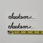 Jackson Made In Usa Waterslide Guitar Neck Headstock Transfer Decals  set Of 2 
