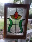 Art Deco English Leaded Stained-glass Windows 14 1 8  X 21 3 4 