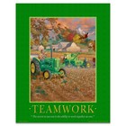 John Deere Tractor Motivational Poster Art Print Farming Office Art Farmer Gift