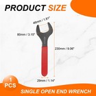 Single Open End Wrench 46mm Metric U-shaped Spanner With Red Shank