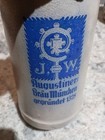Vintage Augustiner J w Salt Glazed 1 Liter Stein