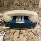 Vintage Western Electric Cs2702bmg Princess Blue Push Button Touch Telephone