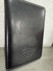 Vintage Coach Black Leather Passport Holder