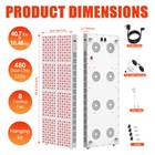 Professional 2400w Red Light Therapy Panel With Stand High Power Nir Infrared