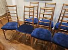 Vintage Mid Century Modern Niels Koefoed Lis Danish Dining Chairs Teak Set Of 8