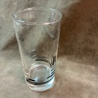 Vintage 1967 Expo67 Montreal Canada Clear With Black Glass Tumbler