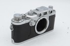 Leica Iiic 35mm Rangefinder Camera Body  Chrome  made In Germany 