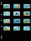  12 20 Scott Value  - 2000 Mauritius Fish Definitives Scarcer Cv Mnh Nh Umm