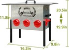 45lb Large Automatic Chicken Feeder No-waste Poultry 8 Ports Metal Feeder