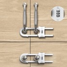 4 Pack Child Proof Sliding Cabinet Door Code Locks Baby Safety Cupboard Locks   