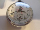 1940s 16s Ingraham Pocket Watch Dizzy Dean Ad Theme Dial case Runs   Bonus Gift 