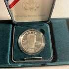 1998 Us Proof Black Revolutionary War Patriots Silver  1 Dollar Coin Set