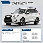 Stainless Steel Y-pipe Pair Of Muffler Kit Fits  2009-2013 Forester Impreza 2 5l