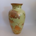 Antique Meiji Japanese Porcelain Vase Signed Takito Kutani Style Gilt 13 