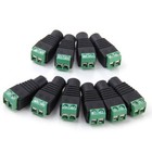 10 Pack 2 1mm X 5 5mm Female Dc Power Jack Adapter Plug For Led Strip Light