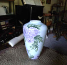 Vintage Bareuther Bavaria Porcelain Vase  Hand Painted